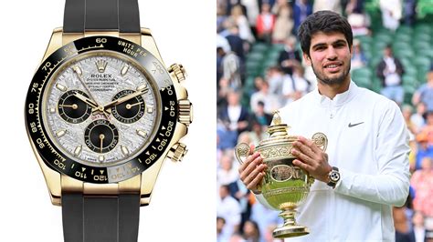 alcarez rolex|carlos alcaraz wimbledon watch.